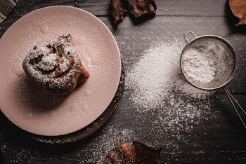 Baked Bread Platter on Tabletop