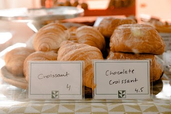 Baked Croissants on Tray