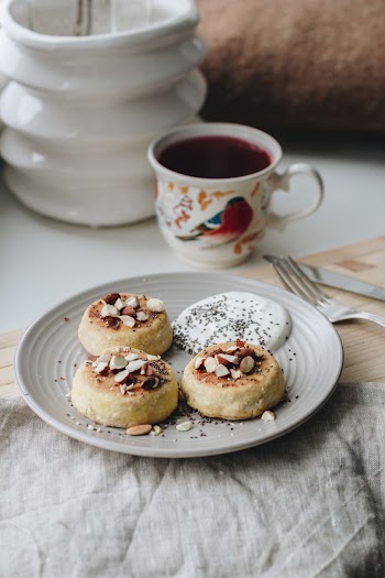 Baked Pastries on White Plate