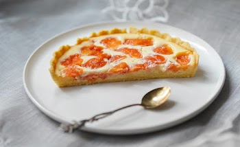Baked Pie on Ceramic Plate