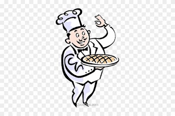 Baker Royalty Free Vector Clip Art Illustration - Food