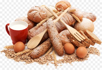 Bakery Carbohydrate Bread Food Pastry - All kinds of bread milk eggs 
