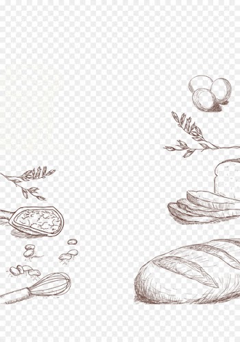 Bakery Garlic bread Euclidean vector Baking - Bakery decorative material 