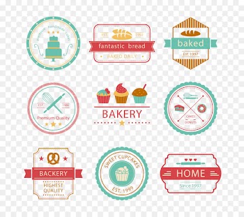 Bakery Logo Baking - Vector cake LOGO 