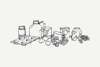 Baking supplies collage element, black | Free PSD Illustration - rawpixel