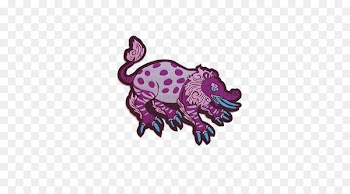 Baku Embroidered patch Iron-on Tapir Kitsune - azerbaijan button 