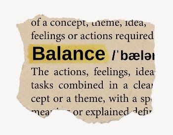 Balance ripped dictionary, editable word | Free PSD - rawpixel