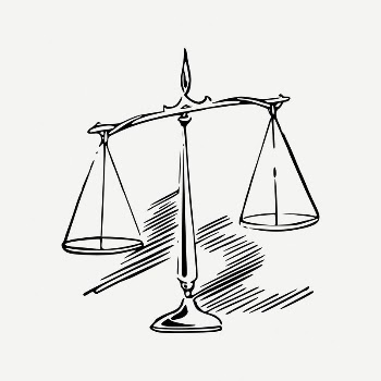 Balance scale clipart, vintage illustration | Free PSD Illustration - rawpixel
