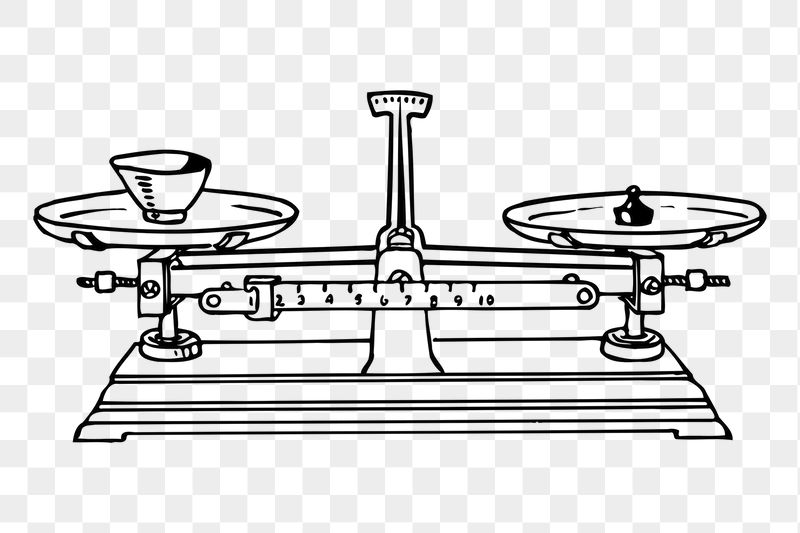 Balance scale png sticker illustration, | Free PNG - rawpixel