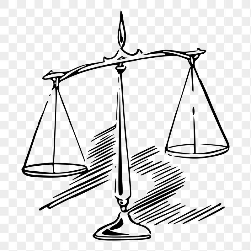 Balance scale png sticker illustration, | Free PNG - rawpixel