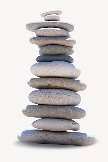 Balancing stones isolated image on white | Free Photo - rawpixel