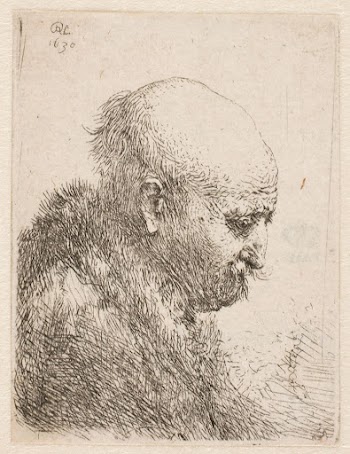 Bald man in profile (Rembrandt's | Free Photo - rawpixel