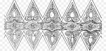 Bali Motif Art Sketch - Rumah Gadang 