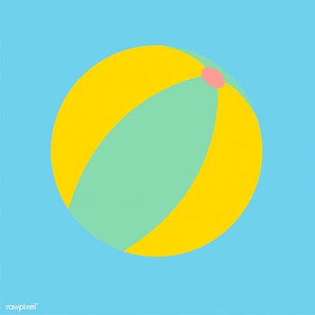 Ball beach ball cute | Free stock vector - 251222