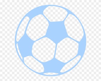 Ball Blue Clip Art At Clker - Soccer Ball Car Decal