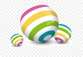 Ball Circle Cartoon - Color decoration balls 