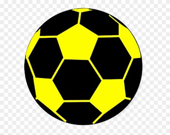 Ball Clipart Yellow - Black And Yellow Soccer Ball