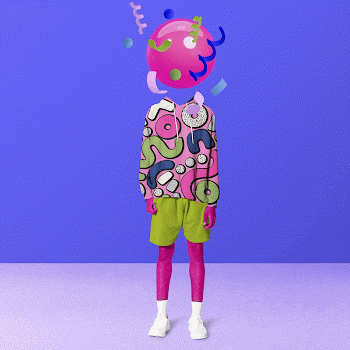 Ball-headed man in pink hoodie, | Free Photo - rawpixel