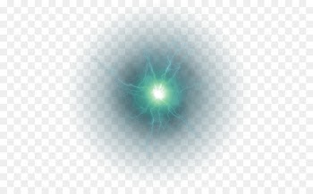 Ball lightning Green Thunder - Green fresh bulb lightning effect element 