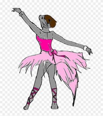 Ballerina Wolf Pink By Dragoljub234 - Illustration