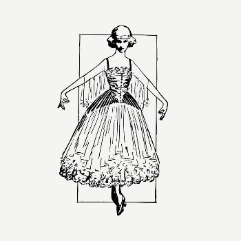 Ballet dancer clipart, vintage illustration | Free PSD Illustration - rawpixel