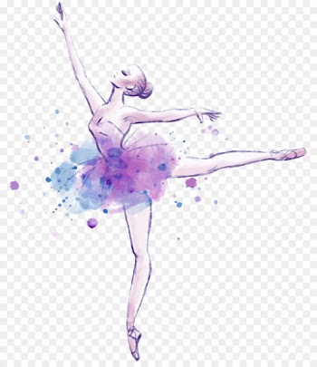 Ballet Dancer Drawing Watercolor painting - ballet 