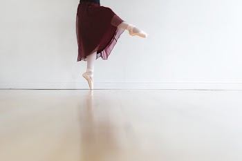 Ballet Dancer Pointing Toe