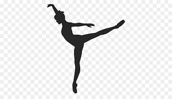 Ballet Dancer Silhouette - dancing vector 