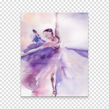 Ballet Dancer Watercolor painting, painting transparent background PNG clipart