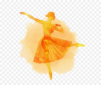 Ballet Dancer Watercolor painting - Watercolor dancers 