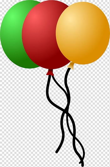 Balloon , 1st birthday transparent background PNG clipart