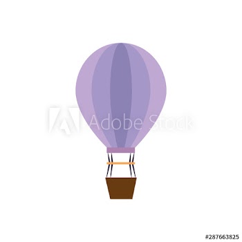 balloon air hot flying icon