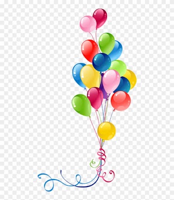 Balloon Arrangements, Balloon Bouquets - Happy Birthday Gift Card Template