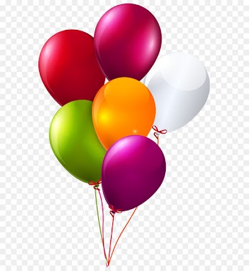 Balloon Birthday Clip art - Colorful Bunch of Balloons Clipart PNG Image 