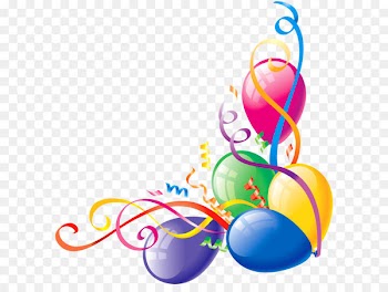 Balloon Birthday Clip art - Large Transparent Balloons Deco Clipart 