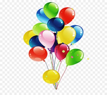 Balloon Birthday Gift Party Clip art - Birthday Balloons 
