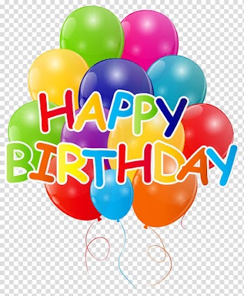 Balloon Birthday , happy birthday transparent background PNG clipart