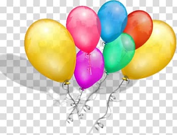 Balloon Birthday Party Gift, balloon transparent background PNG clipart
