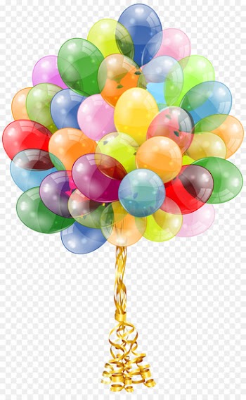 Balloon Birthday Stock photography Clip art - Confetti 