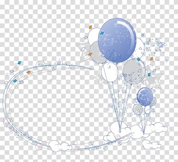 Balloon Blue Illustration, Balloon transparent background PNG clipart