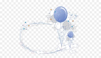 Balloon Blue Illustration - Balloon Vector 