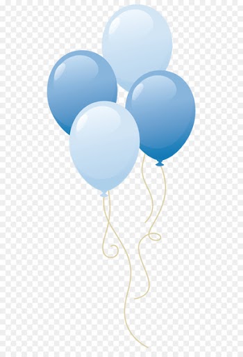 Balloon Blue - Vector blue balloon 