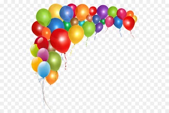 Balloon Borders and Frames Birthday Clip art - decorative balloons 