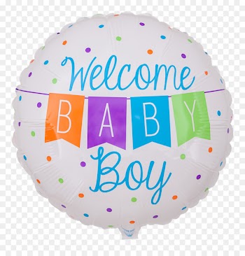 Balloon boy hoax Baby shower Birth Toy balloon - welcome baby boy 