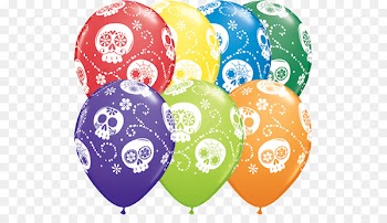 Balloon Calavera Day of the Dead Party favor - balloon 