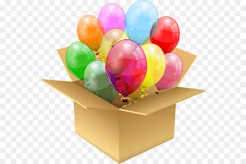 Balloon Cardboard box Gift - balloon 
