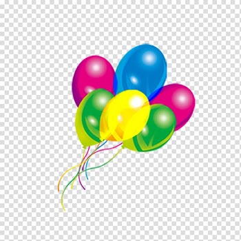 Balloon Cartoon, Colored balloons transparent background PNG clipart