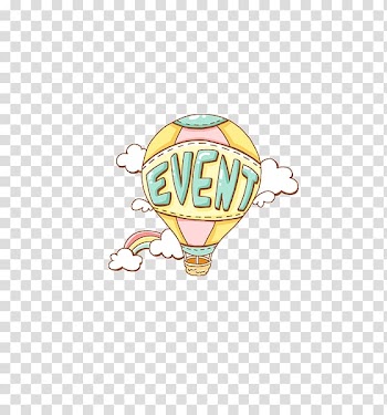 Balloon Cartoon Drawing, Cartoon hot air balloon rainbow creative transparent background PNG clipart