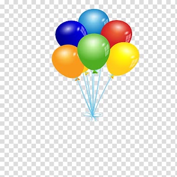 Balloon Childrens Day Orff Schulwerk, Big colorful balloons transparent background PNG clipart