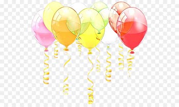 balloon clip art party supply yellow party
